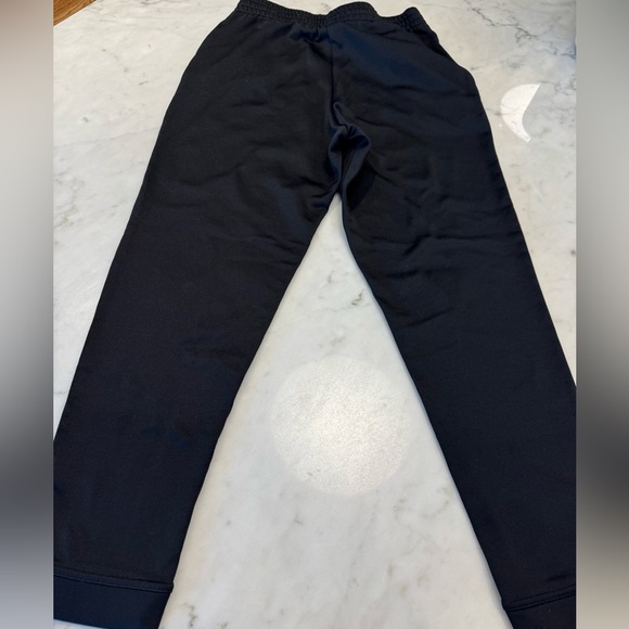 Nike Kids Dri-Fit Black Joggers with White Logo, size L, EUC - Picture 2 of 2